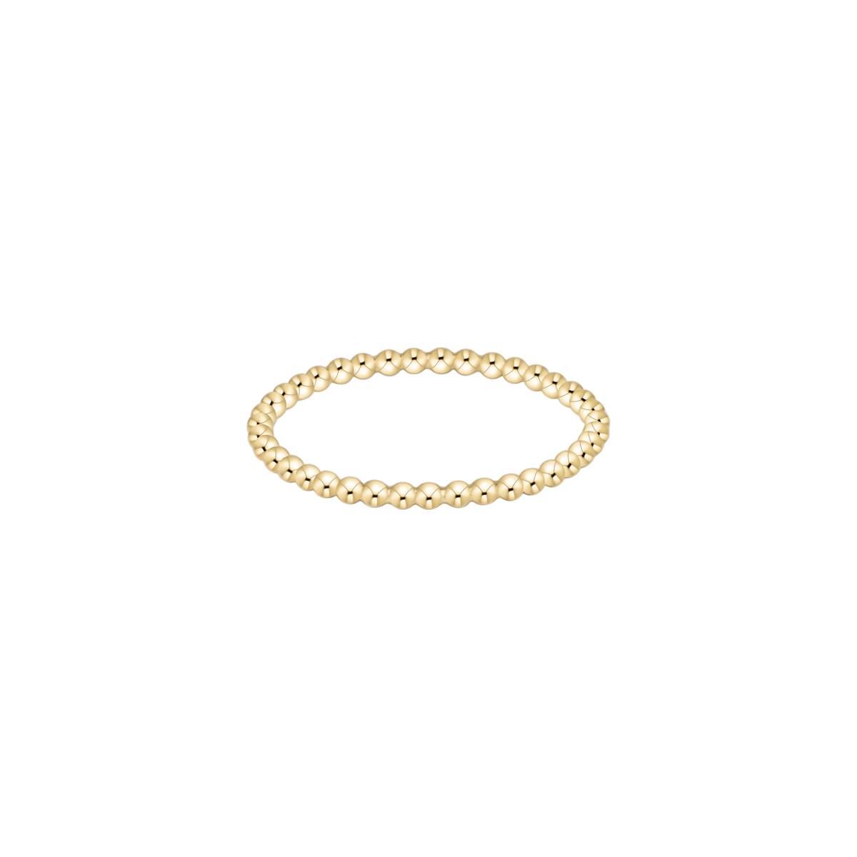 Classic Gold 1.5mm Bead Ring
