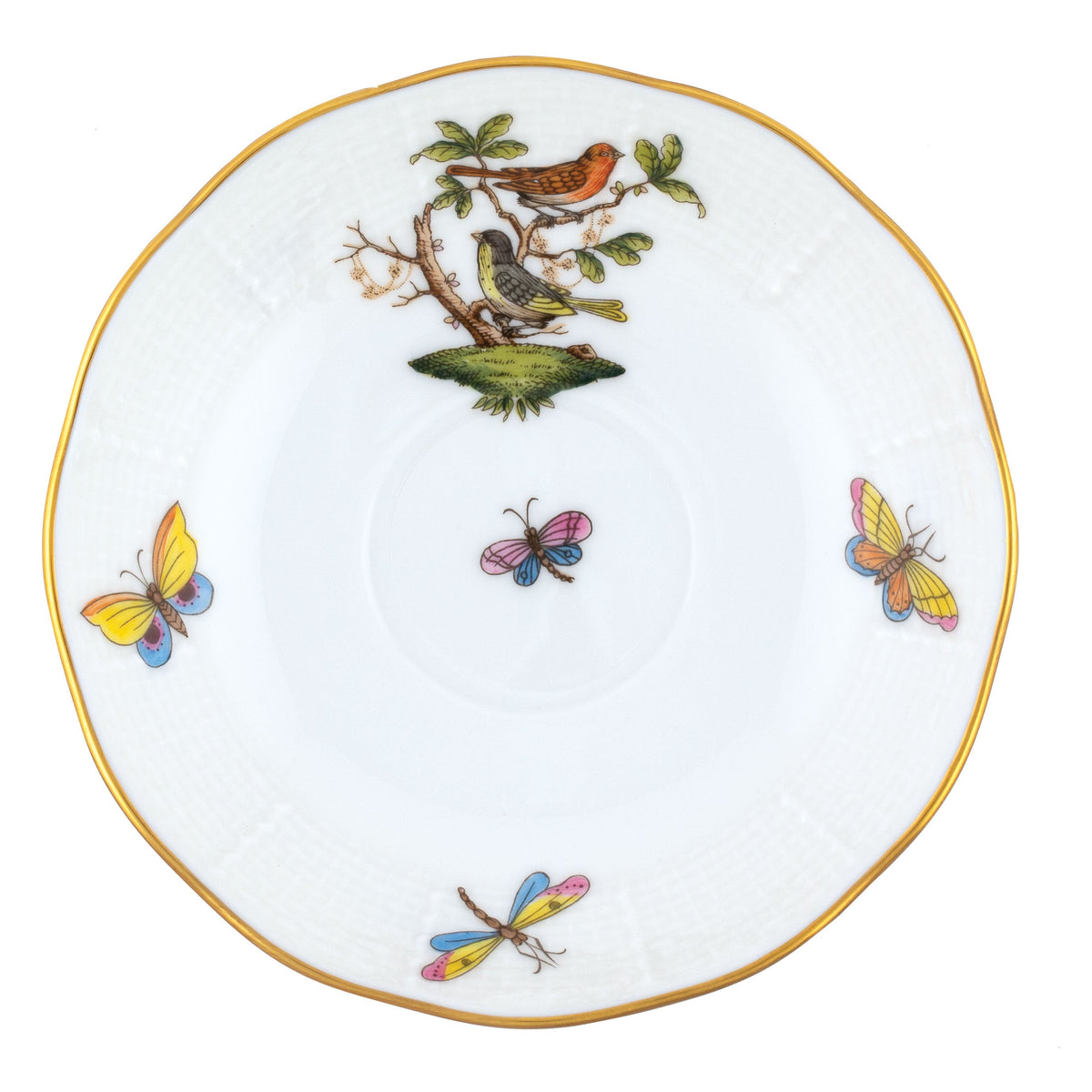 Rothschild Bird After Dinner Saucer, Motif 3