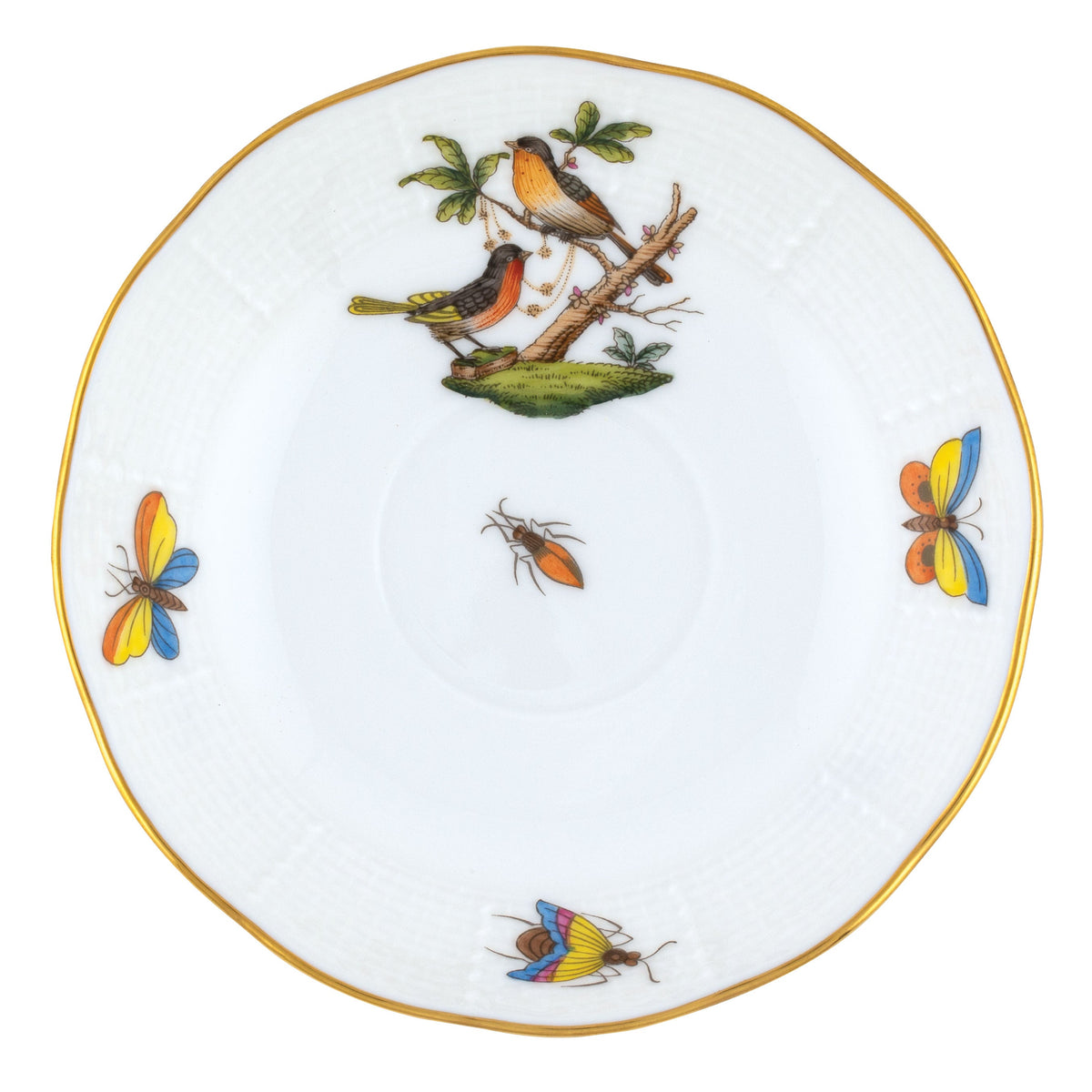 Rothschild Bird After Dinner Saucer, Motif 8