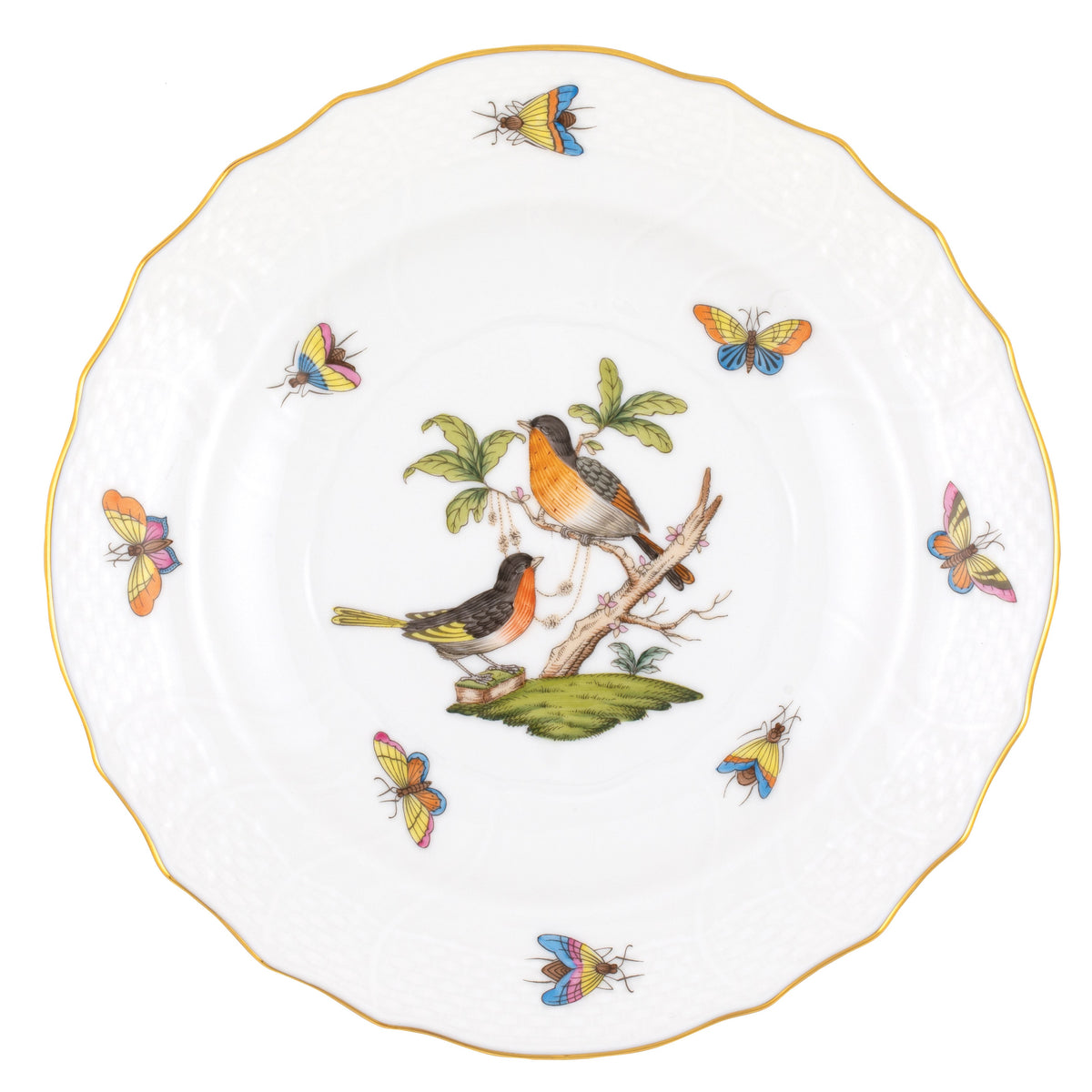 Rothschild Bird Salad Plate, Motif 8