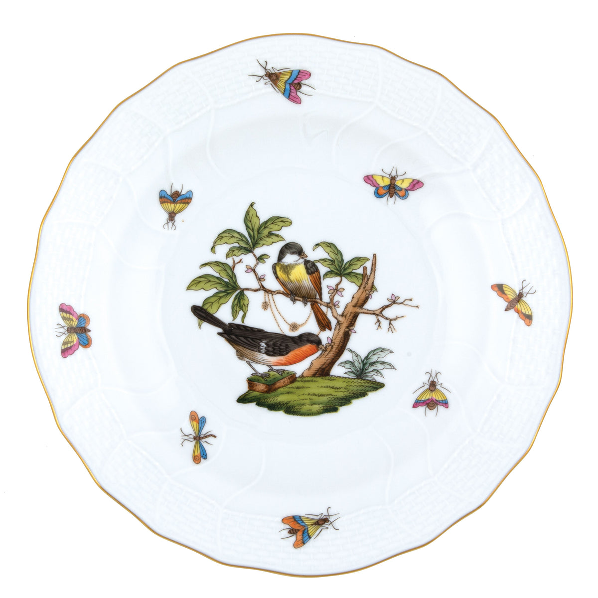 Rothschild Bird Dessert Plate, Motif 2