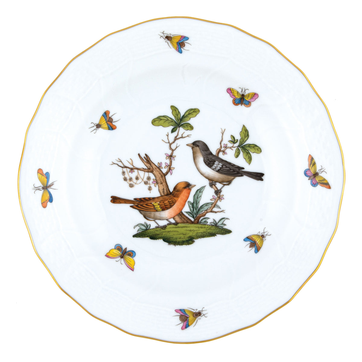 Rothschild Bird Dessert Plate, Motif 5
