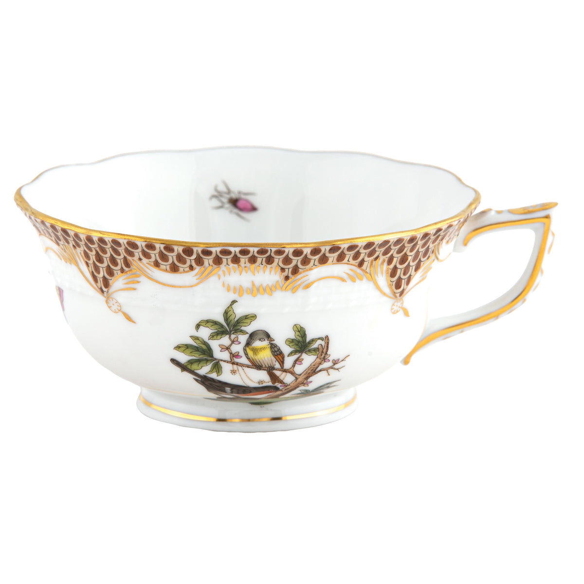 Rothschild Bird Brown Tea Cup, Motif 2