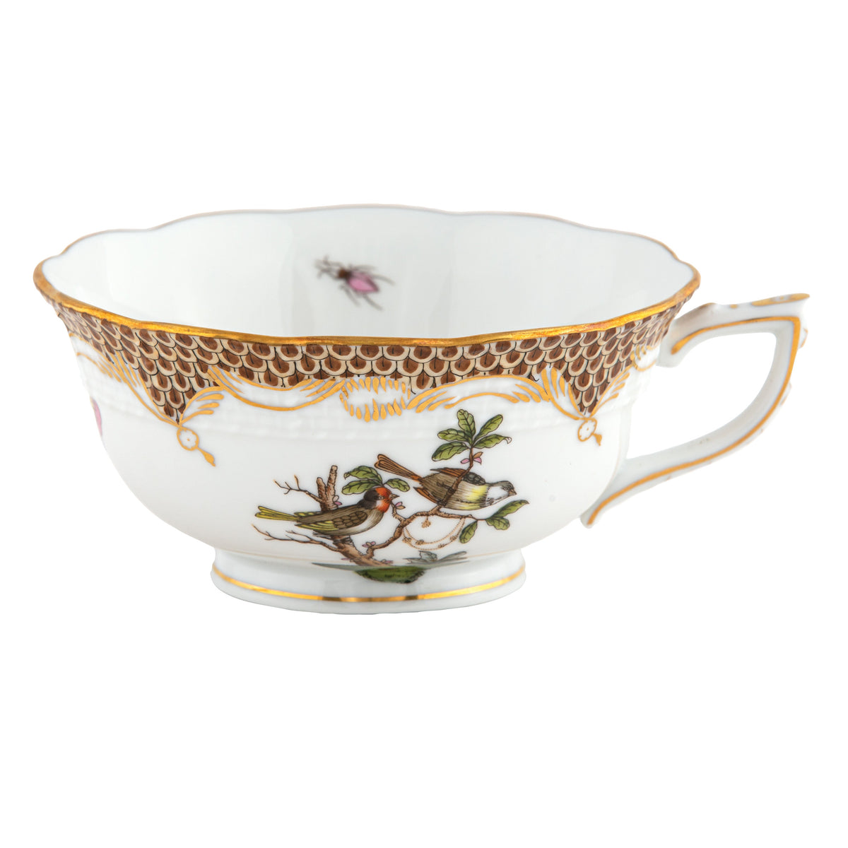 Rothschild Bird Brown Tea Cup, Motif 11