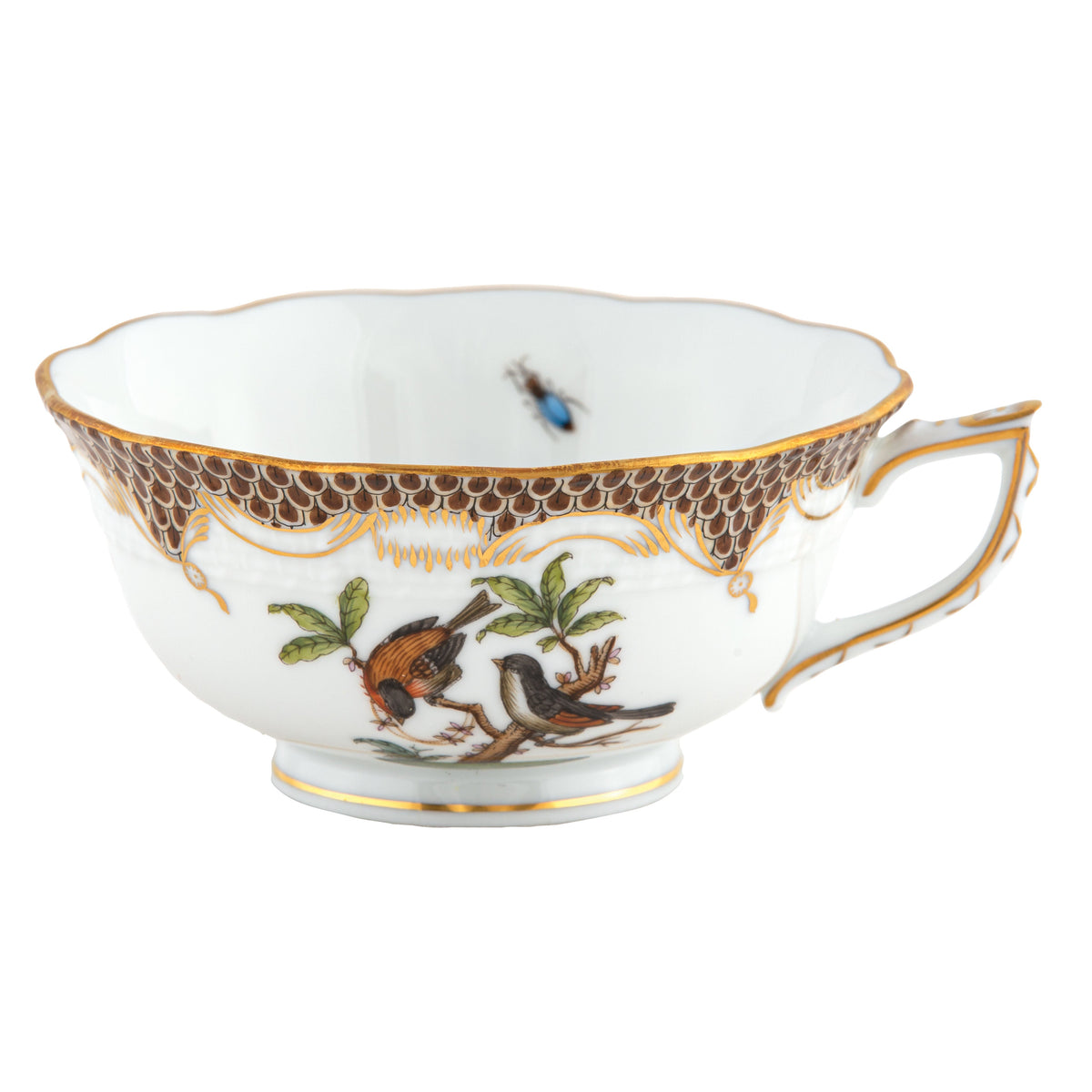 Rothschild Bird Brown Tea Cup, Motif 12