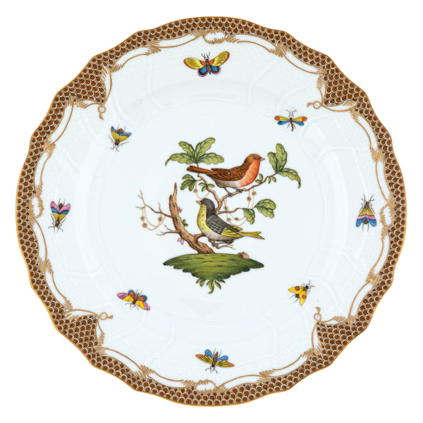 Rothschild Bird Brown Dinner Plate, Motif 3