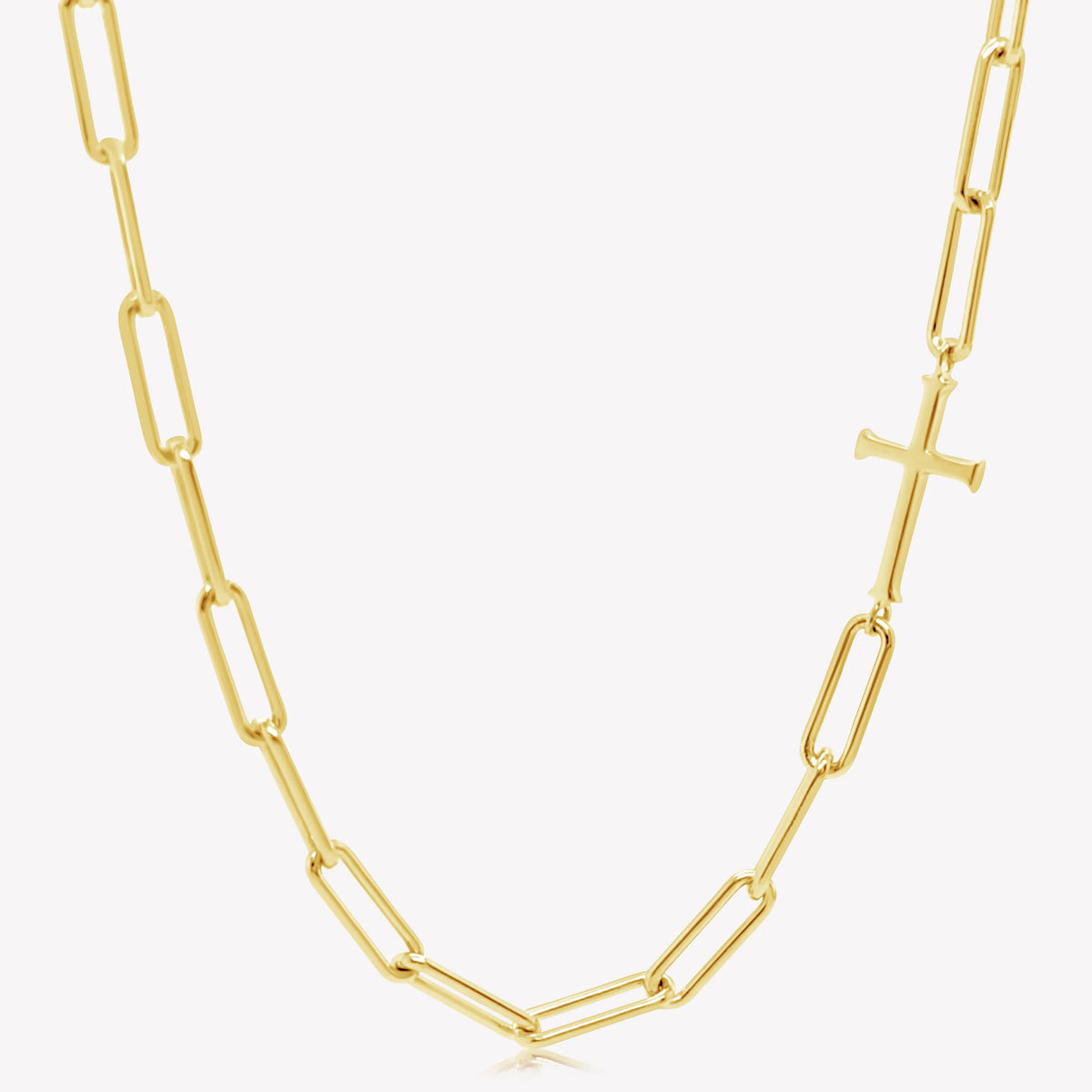 Chain Breaker Cross Necklace