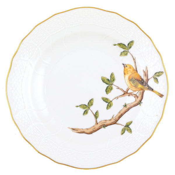 Songbird Dessert Plate, Warbler