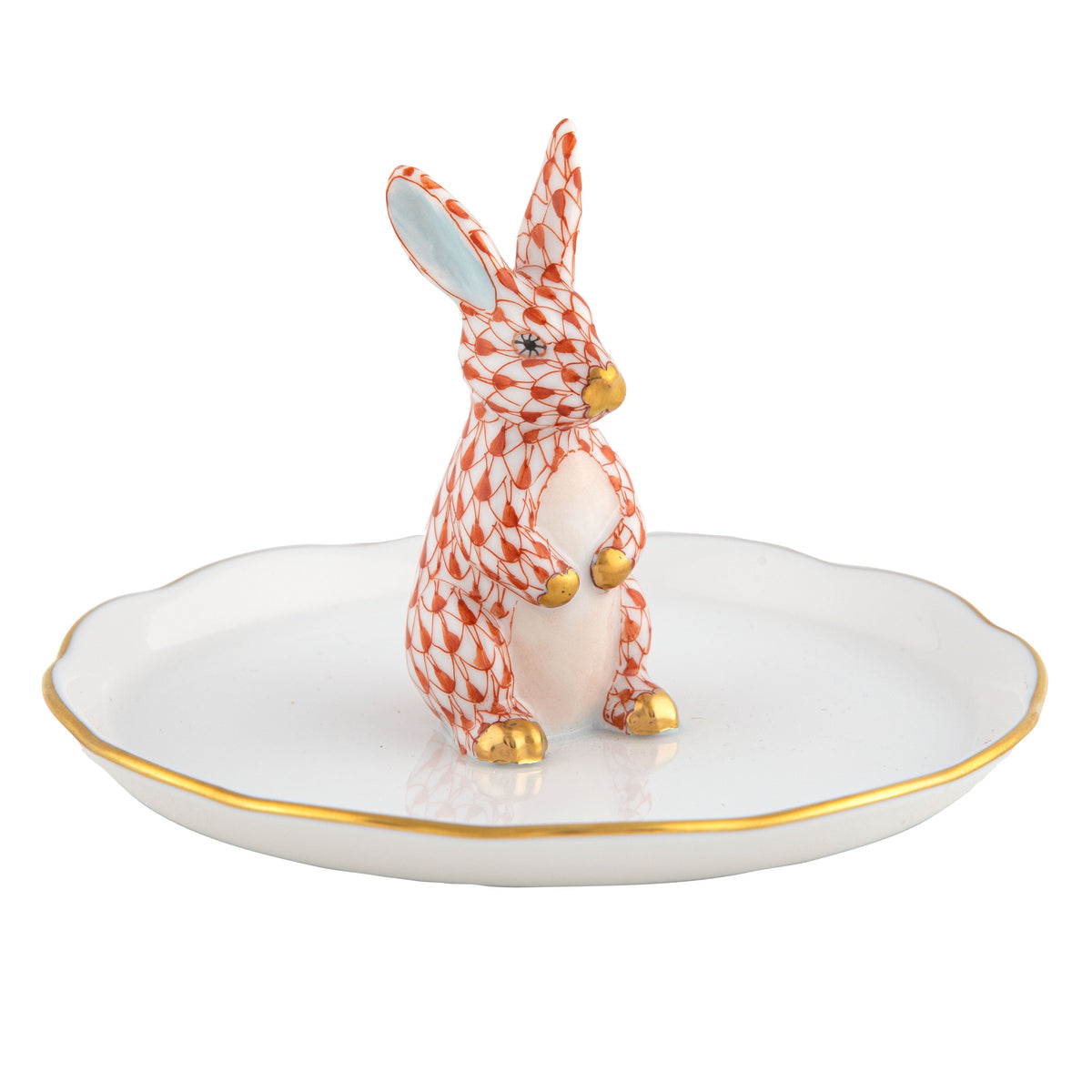 Bunny Ring Holder — Rust