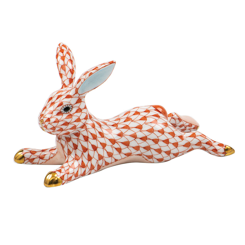 Lounging Bunny — Rust