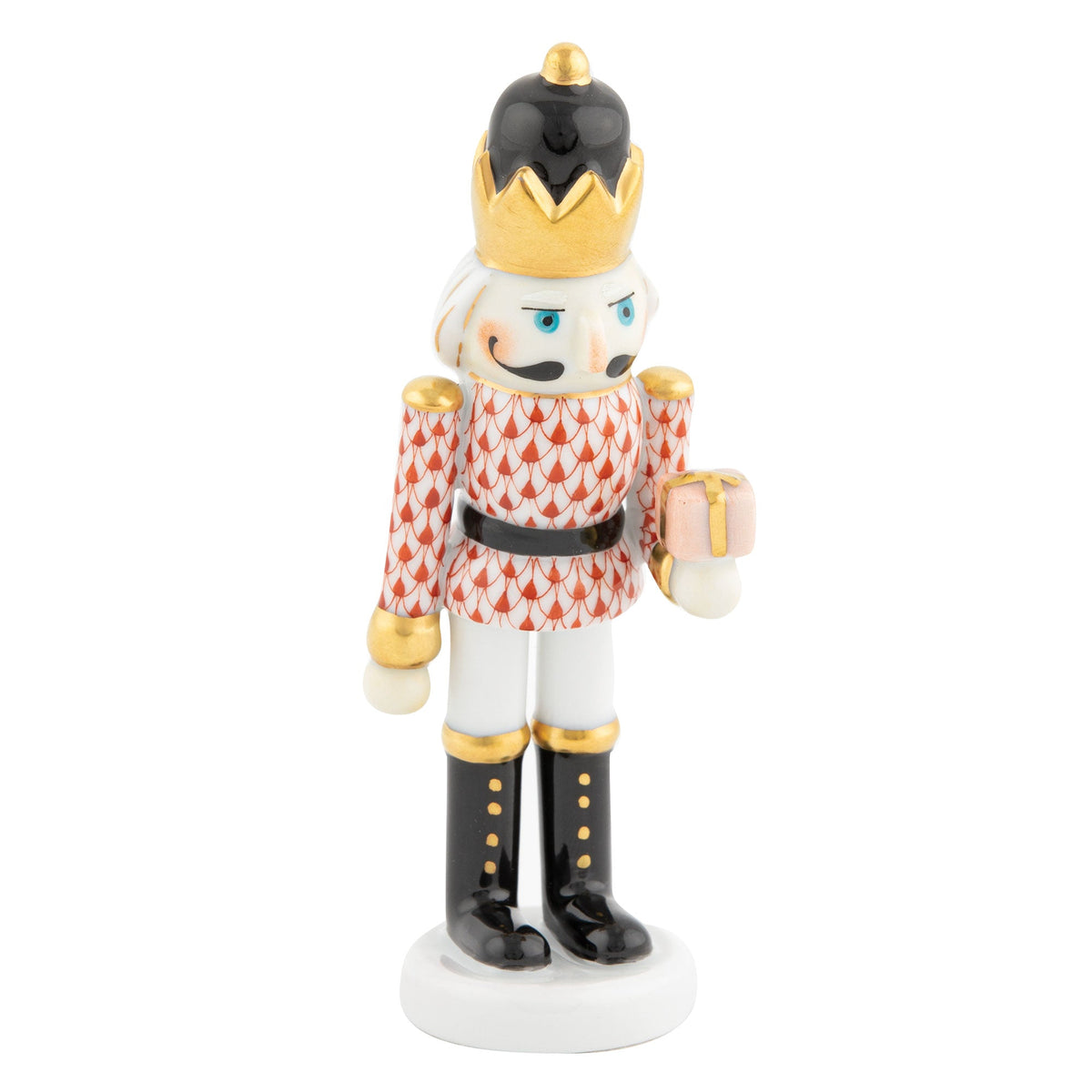 Nutcracker with Gift — Rust