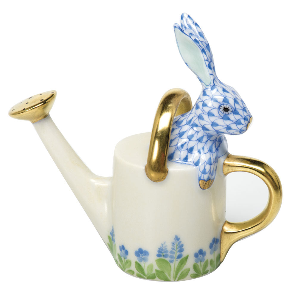 Watering Can Bunny — Blue