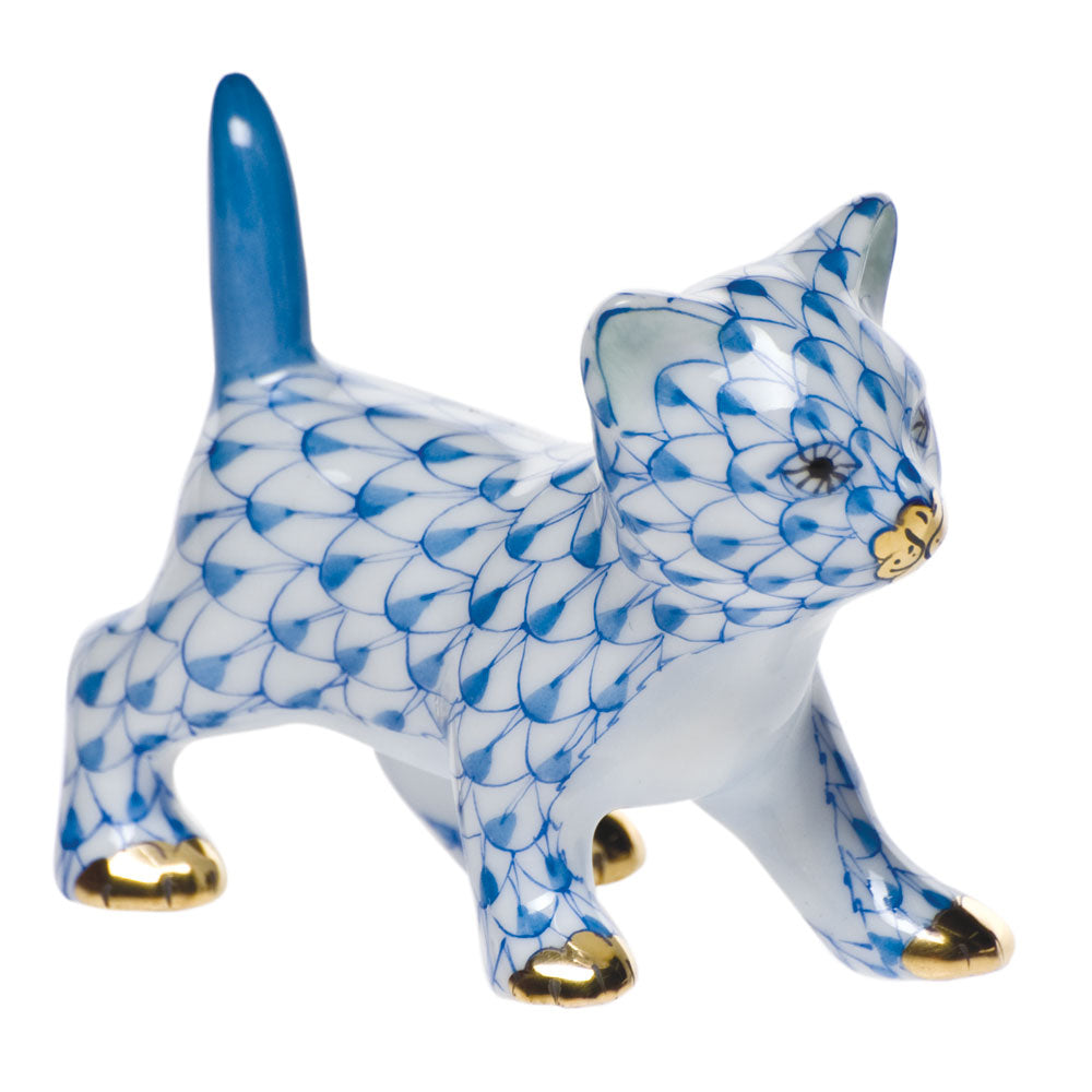 Strutting Kitty — Blue