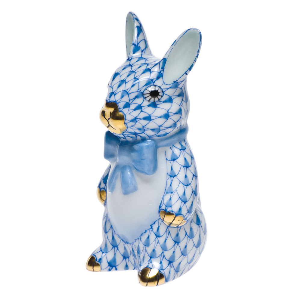 Bunny with Bowtie — Blue