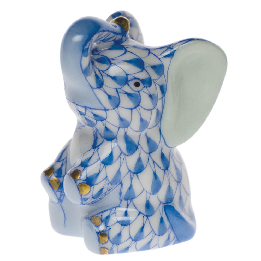 Miniature Baby Elephant — Blue