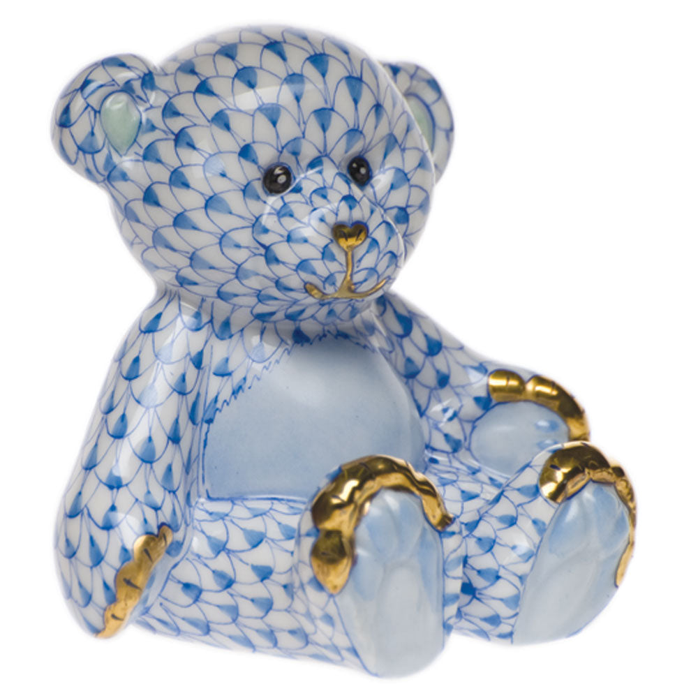 Small Teddy Bear — Blue