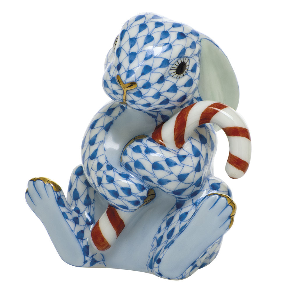 Candy Cane Bunny — Blue