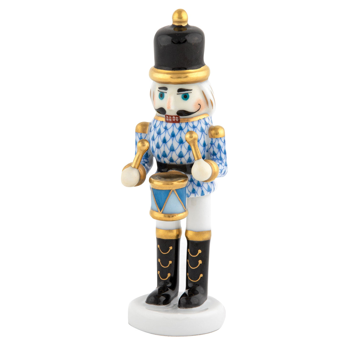 Nutcracker Drummer — Blue