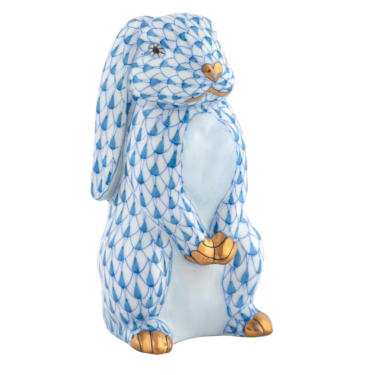 Standing Lop Ear Bunny — Blue