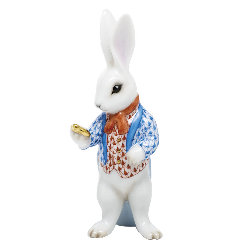White Rabbit — Blue & Rust
