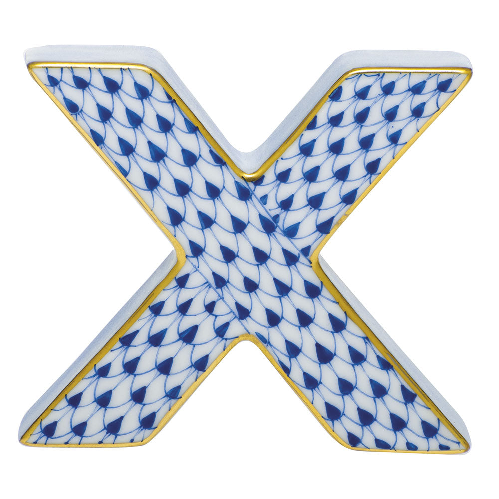 Letter X — Sapphire