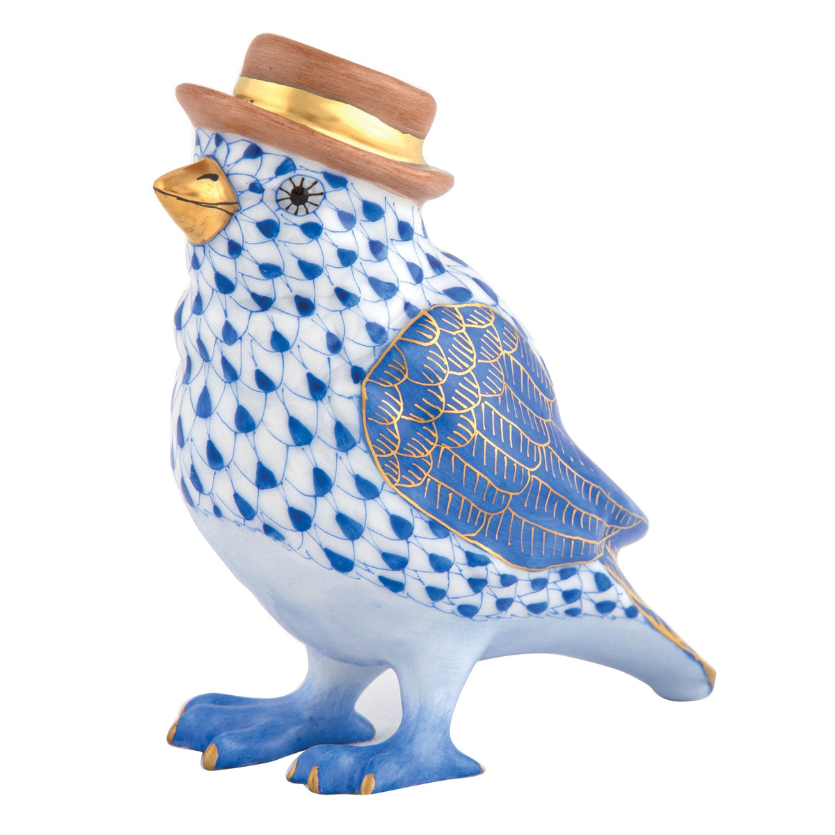 Bird with Hat — Sapphire