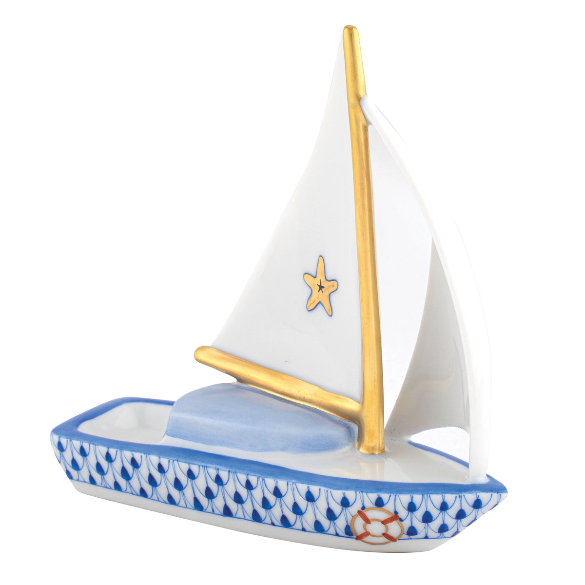 Sailboat At Sea — Sapphire