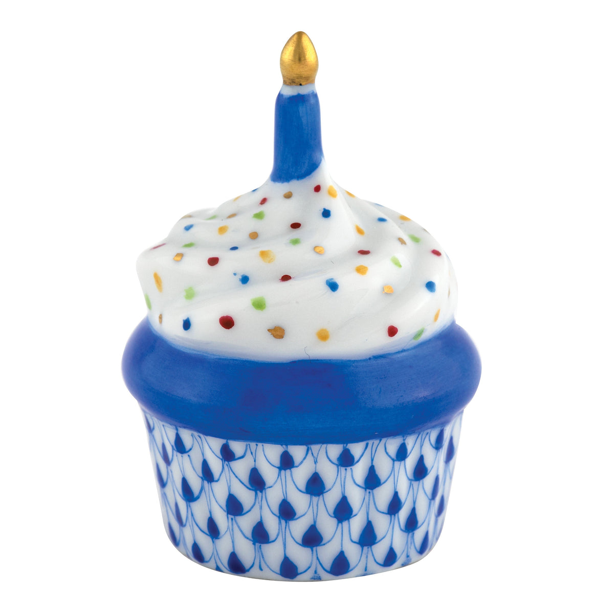 Cupcake with Candle — Sapphire