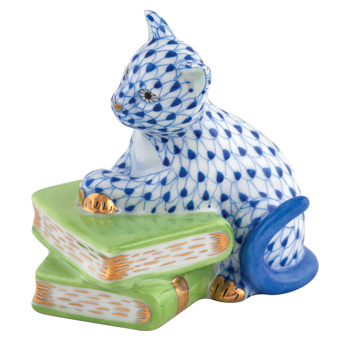 Cat On Books — Sapphire