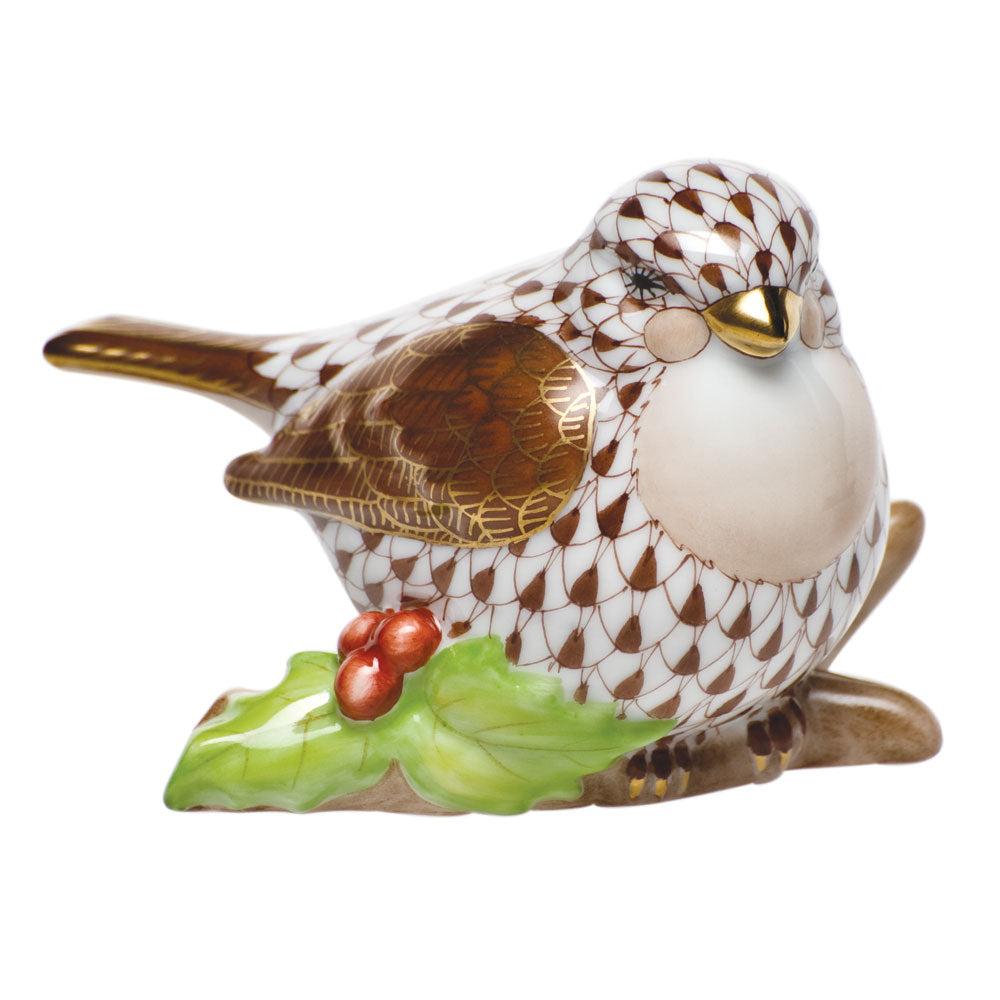 Little Bird On Holly — Chocolate