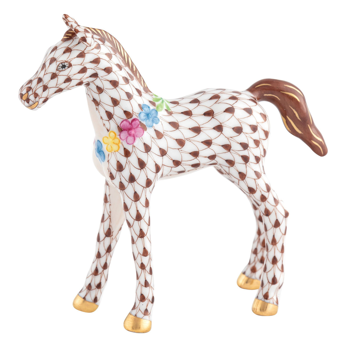 Foal with Flowers — Chocolate