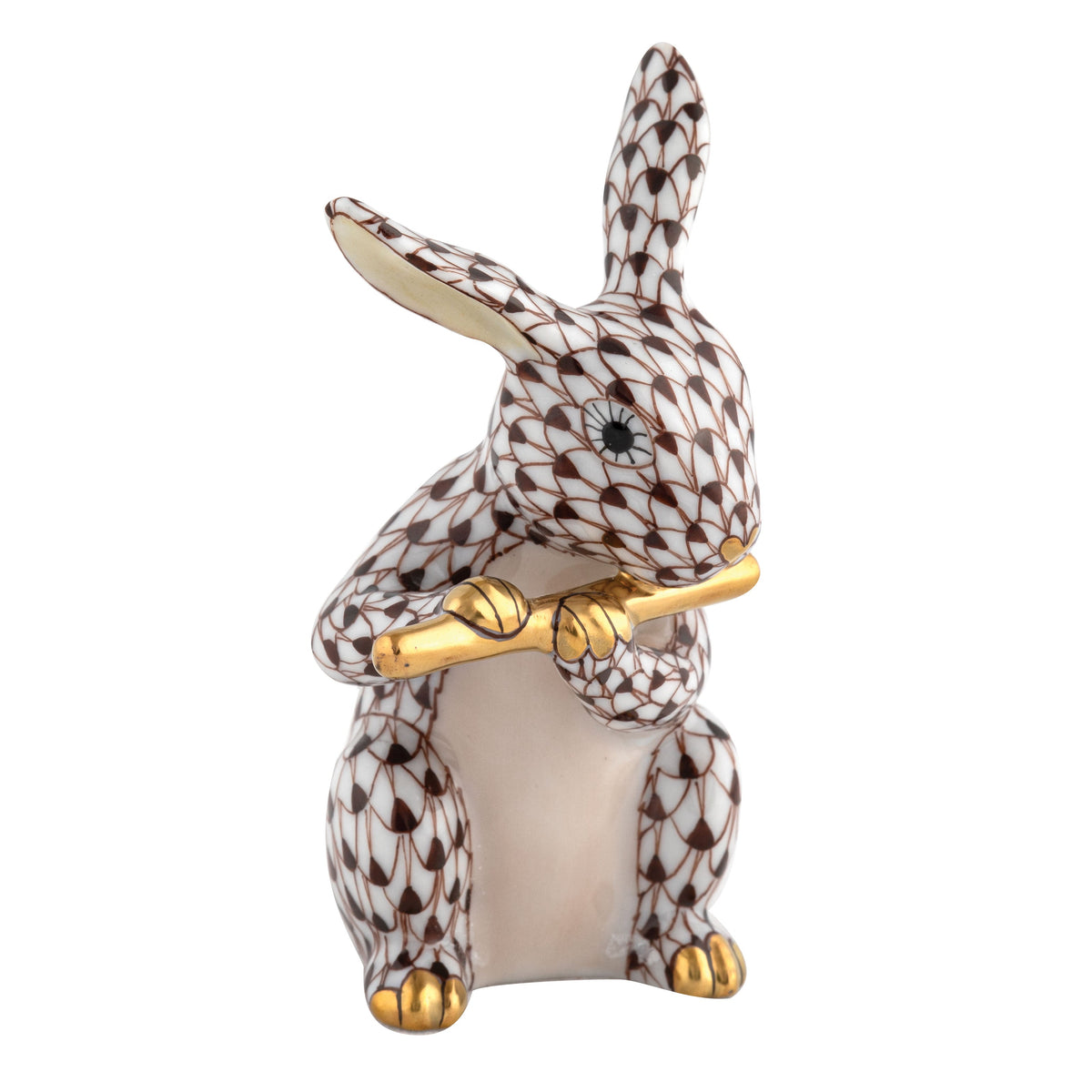Flute Bunny — Chocolate