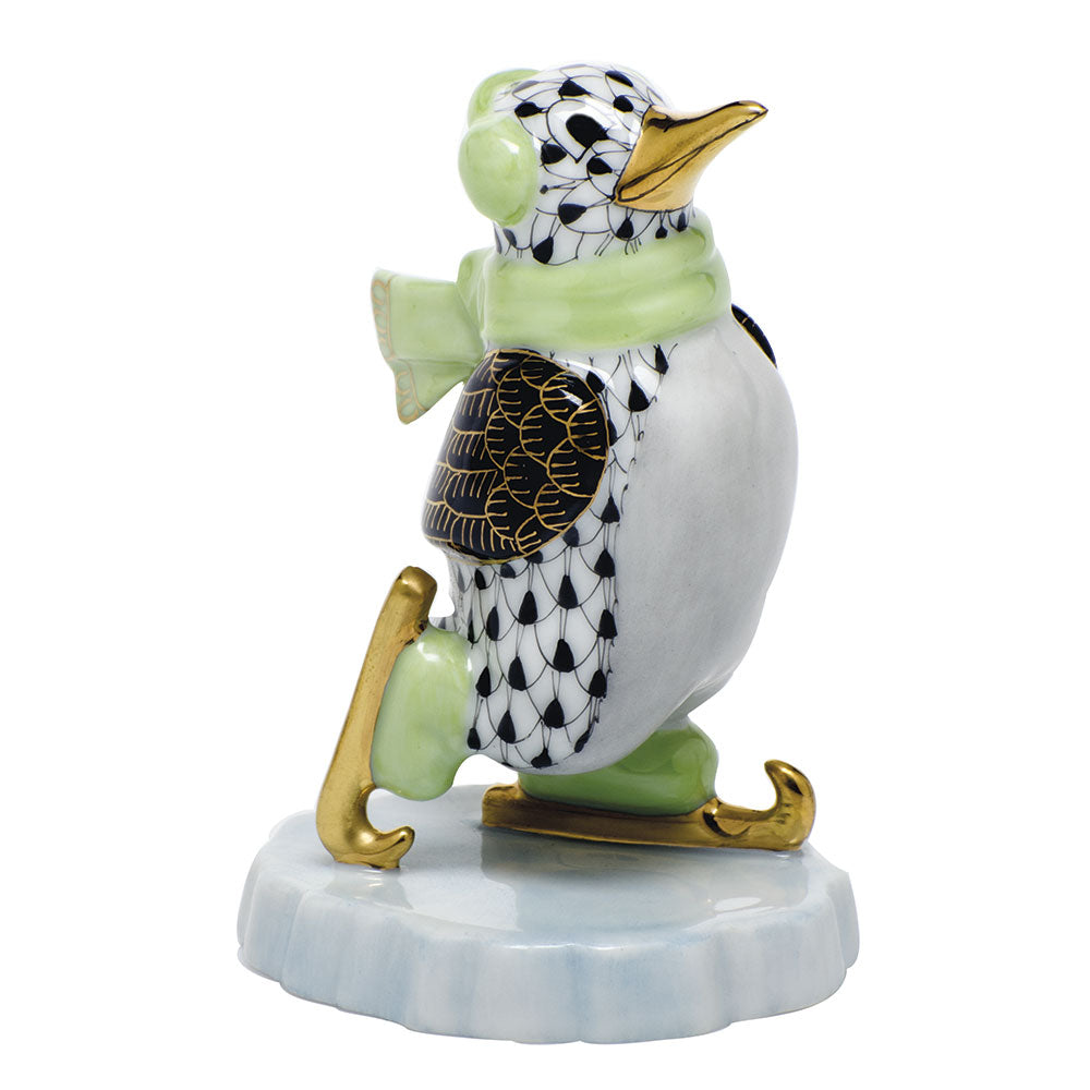 Ice Skating Penguin — Black