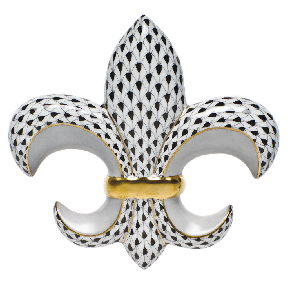 Fleur De Lis — Black