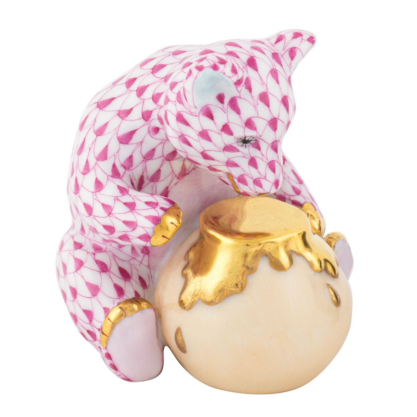 Herend Bear with Honey Pot