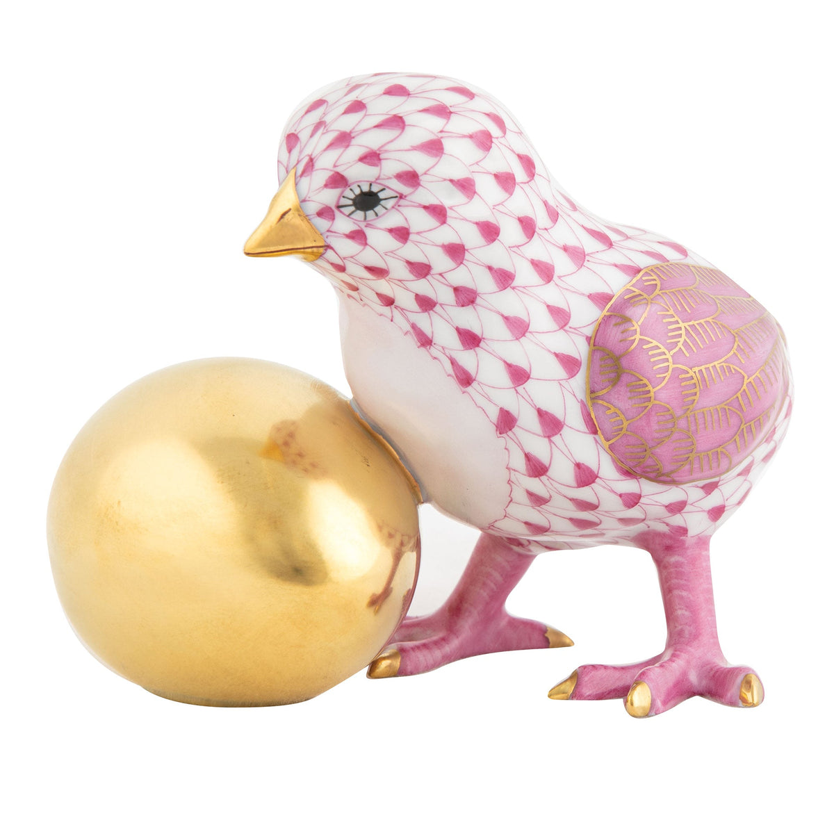 Baby Chick with Egg — Raspberry