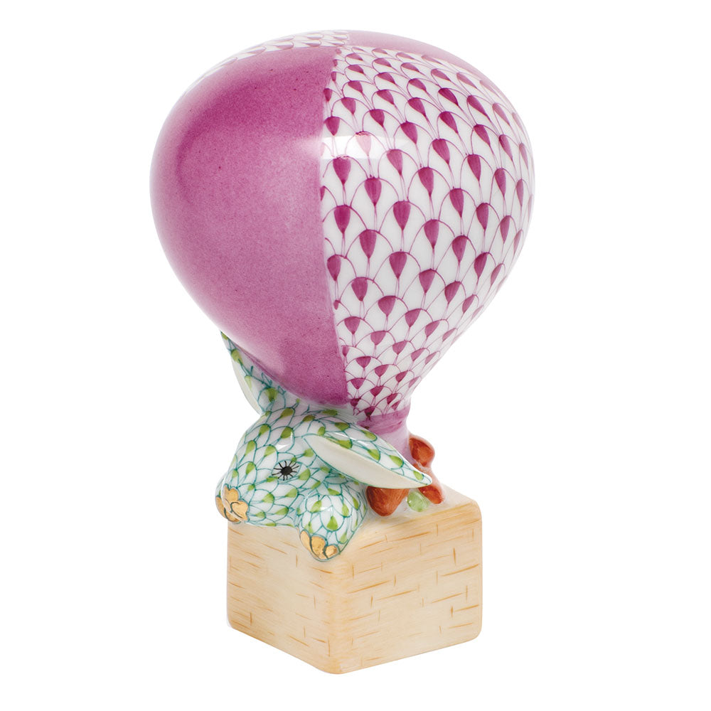 Hot Air Balloon Bunny — Raspberry & Keylime