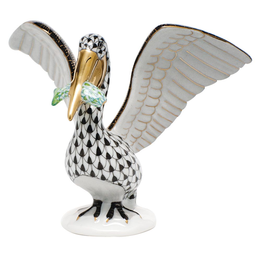 Herend Pelican with Fish