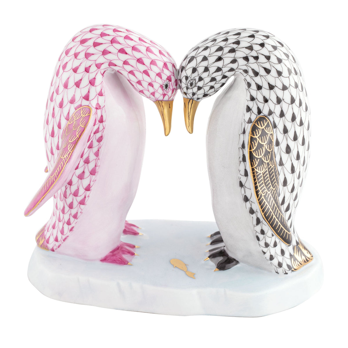 Pair of Penguins — Black & Raspberry