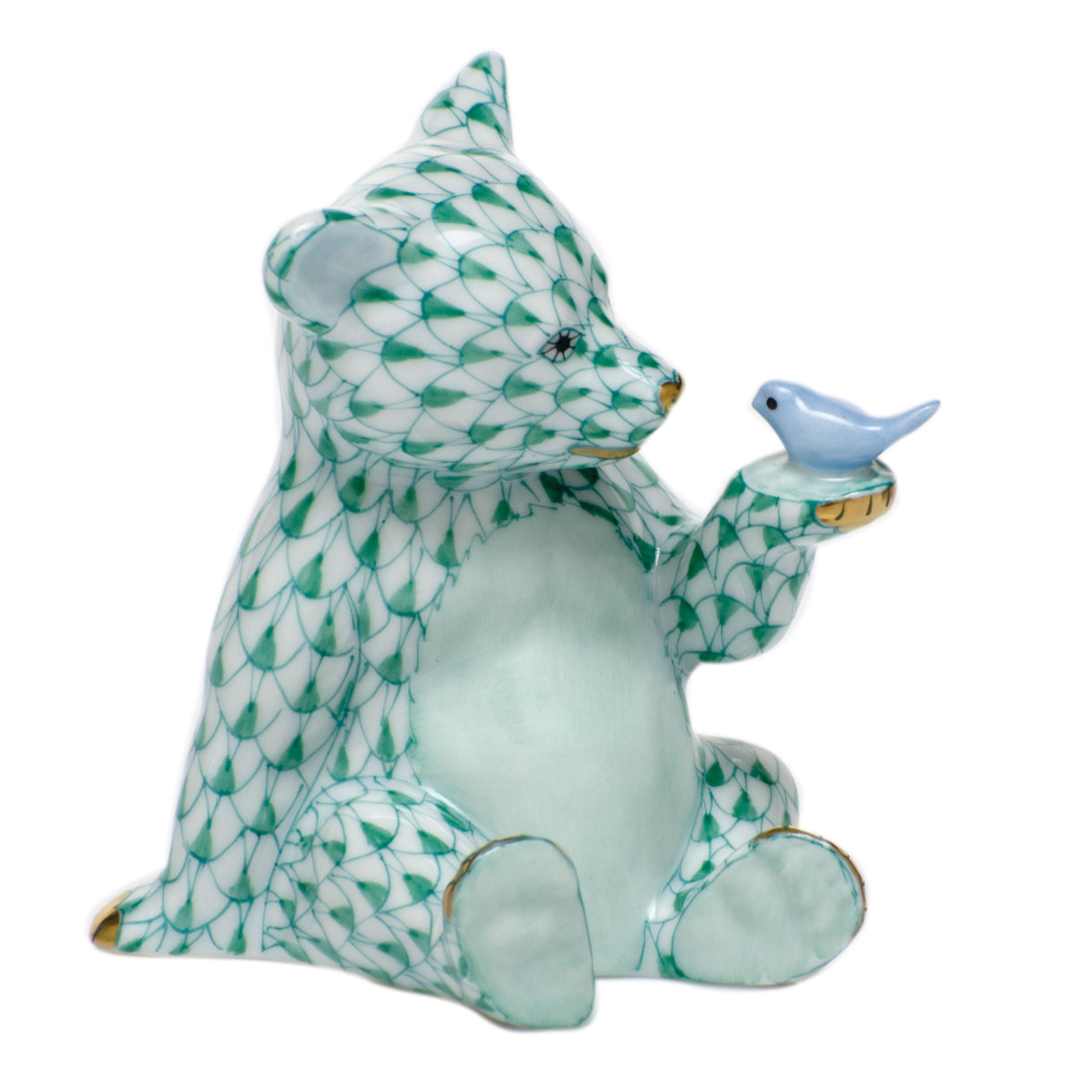 Bear with Bird — Green