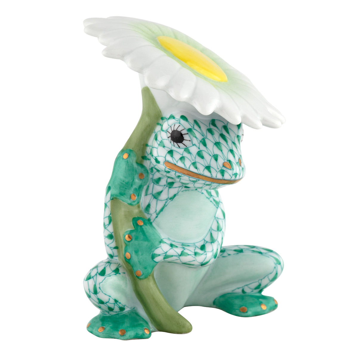 Flower Frog — Green