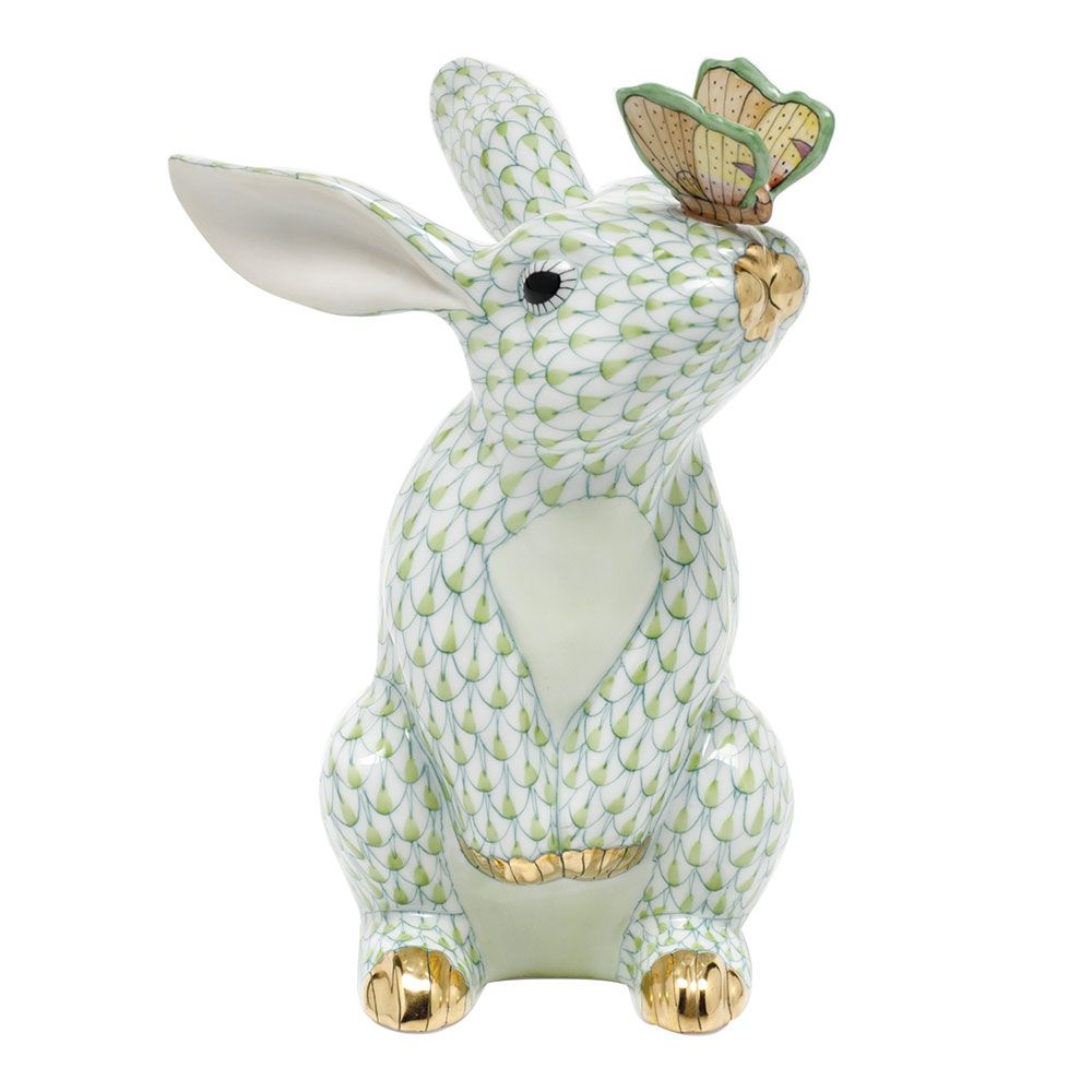 Herend Bunny with Butterfly