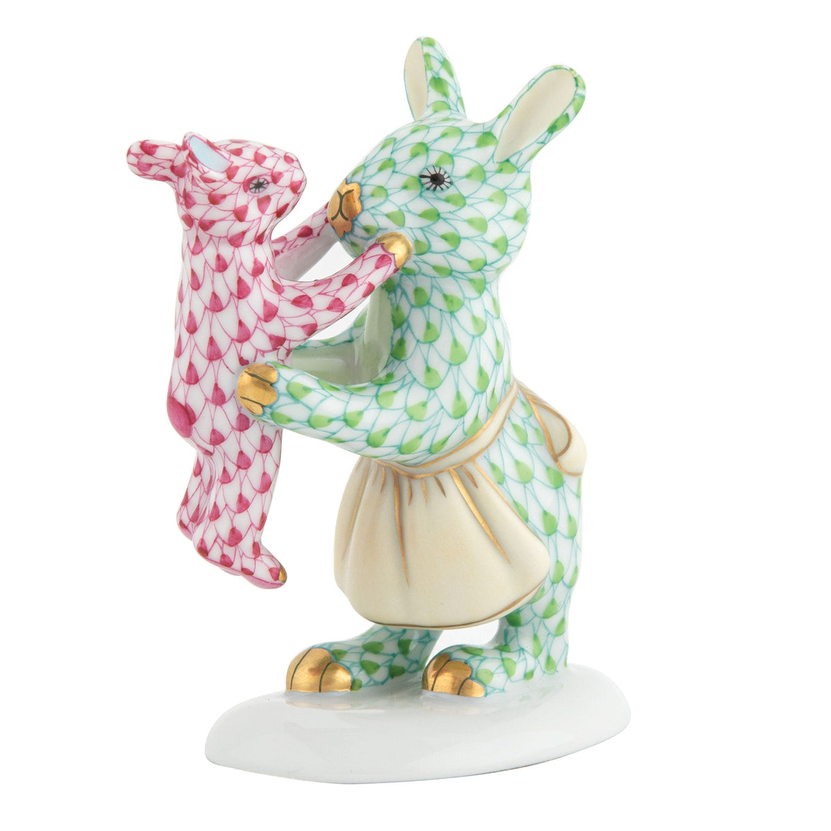 Mother Bunny with Child — Keylime & Raspberry