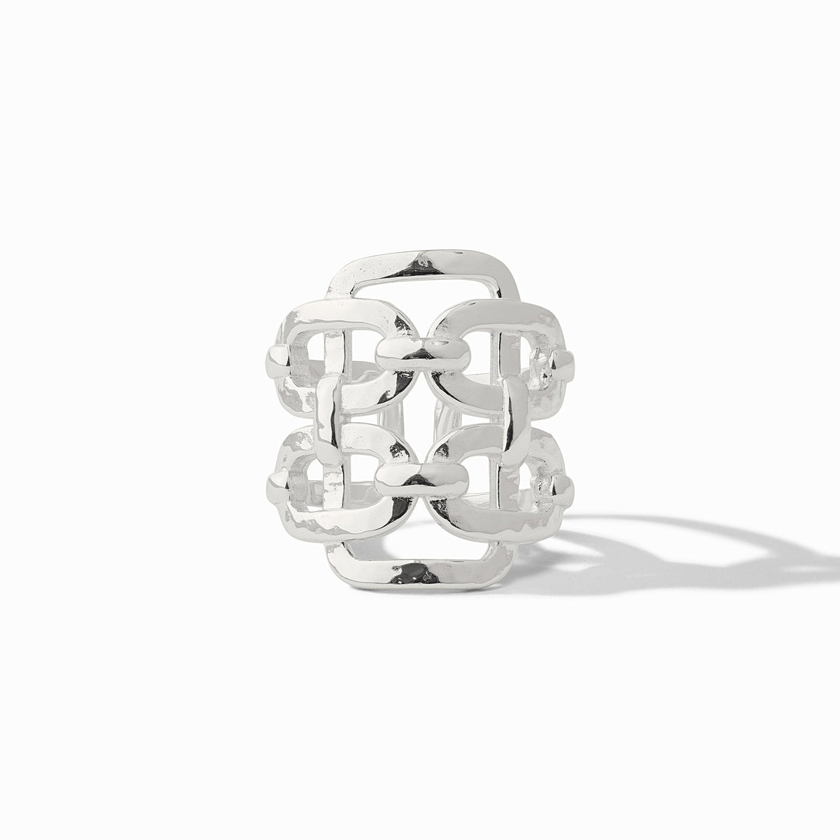 Julie Vos Sterling Sahara Statement Ring, Silver