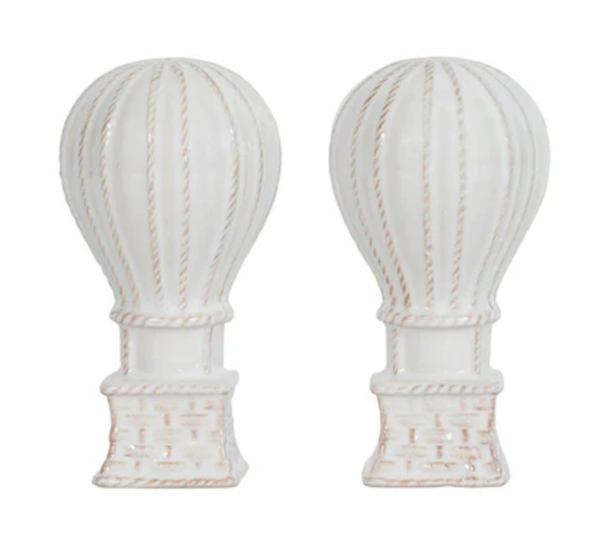 L'Amour Toujours Hot Air Balloon Salt and Pepper Set/2