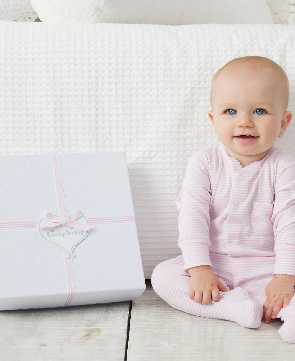 Simple Stripes Pink 5PC Gift Set w/ Gift Box