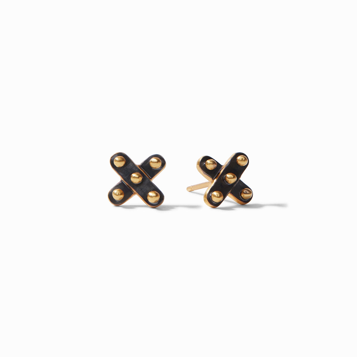 Julie Vos SoHo Demi X Stud, Mixed Metal