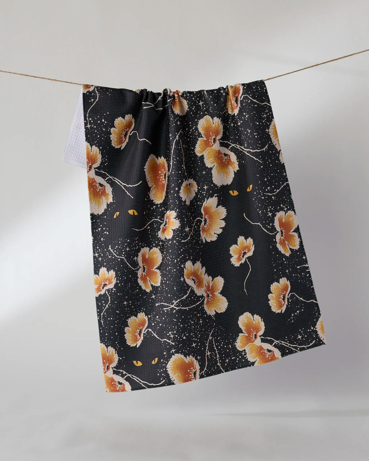 Cats Eye Tea Towel - Halloween 2026 Tea Towel