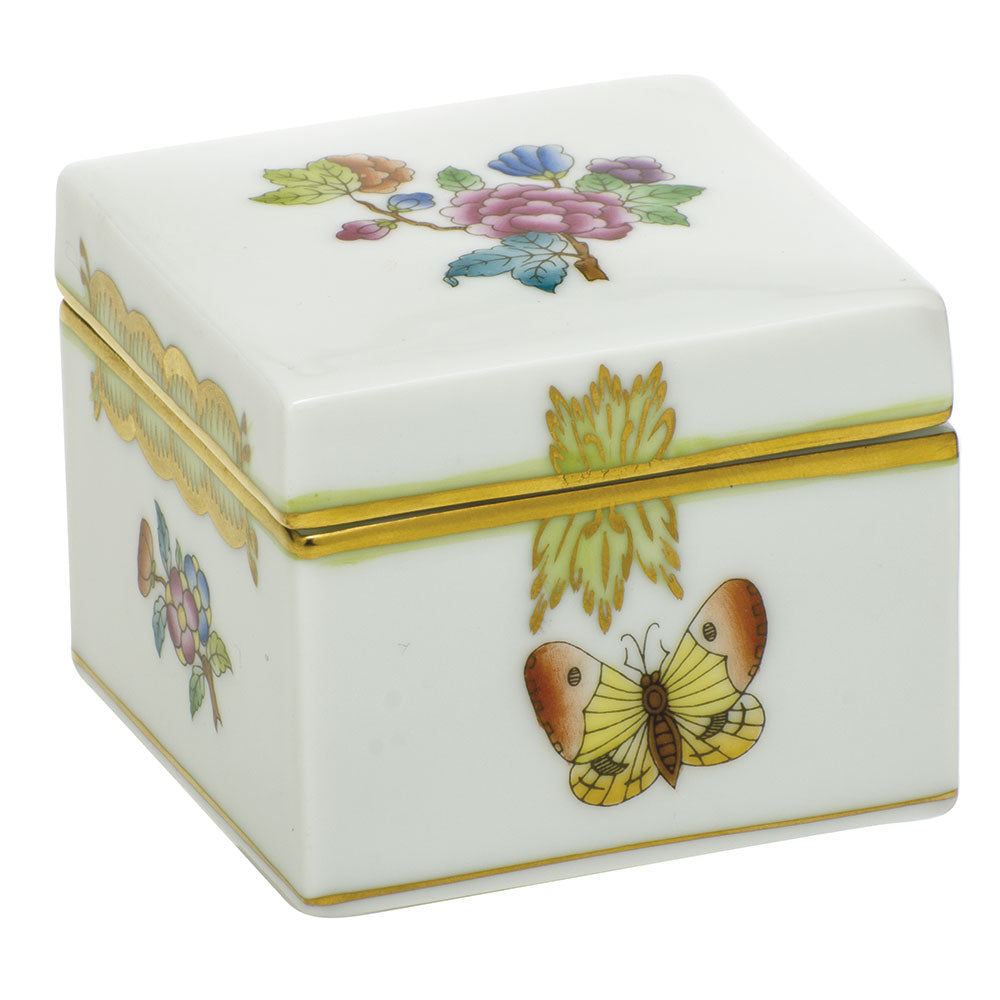 Queen Victoria Green Square Box, Motif 91
