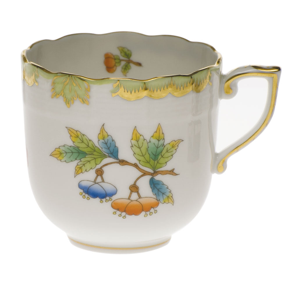 Queen Victoria Green Mocha Cup